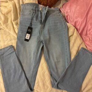 light wash skinny jeans size 1